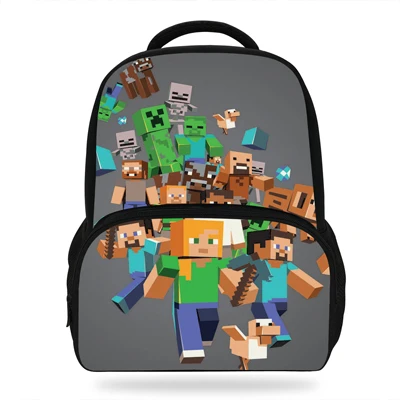 14 inch милые Mochila Обувь для мальчиков школьная сумка Cartoon Network игры рюкзак дети bookbag детей Обувь для девочек Дорожная сумка - Цвет: mE436