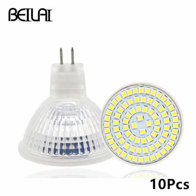 BEIYUN 10 Stks 2835 MR16 Hittebestendige Glas Lampada de Lamp ... BEIYUN 10 Stks 2835 MR16 Hittebestendige Glas Lampada de Lamp ...
