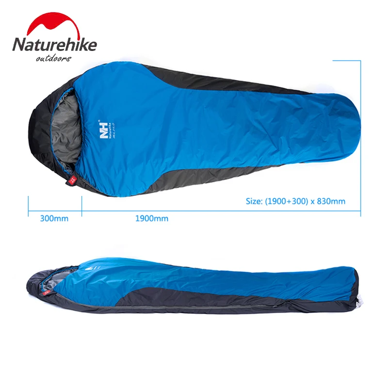 Naturehike في كيس نوم مومياء خفيفة التخييم و التنزه الشتاء الخريف NH15S013-D