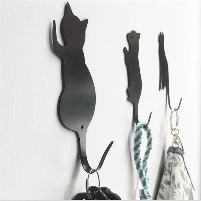 2019 Korean Creative Cartoon Cat Metal Hooks Up Animal Hooks