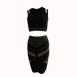 Hashupha Новинка 2019 года поступления пикантные Клубные Женская одежда Твердые Карандаш Мини Бисер модные стиль высокое качество юбки для женщи