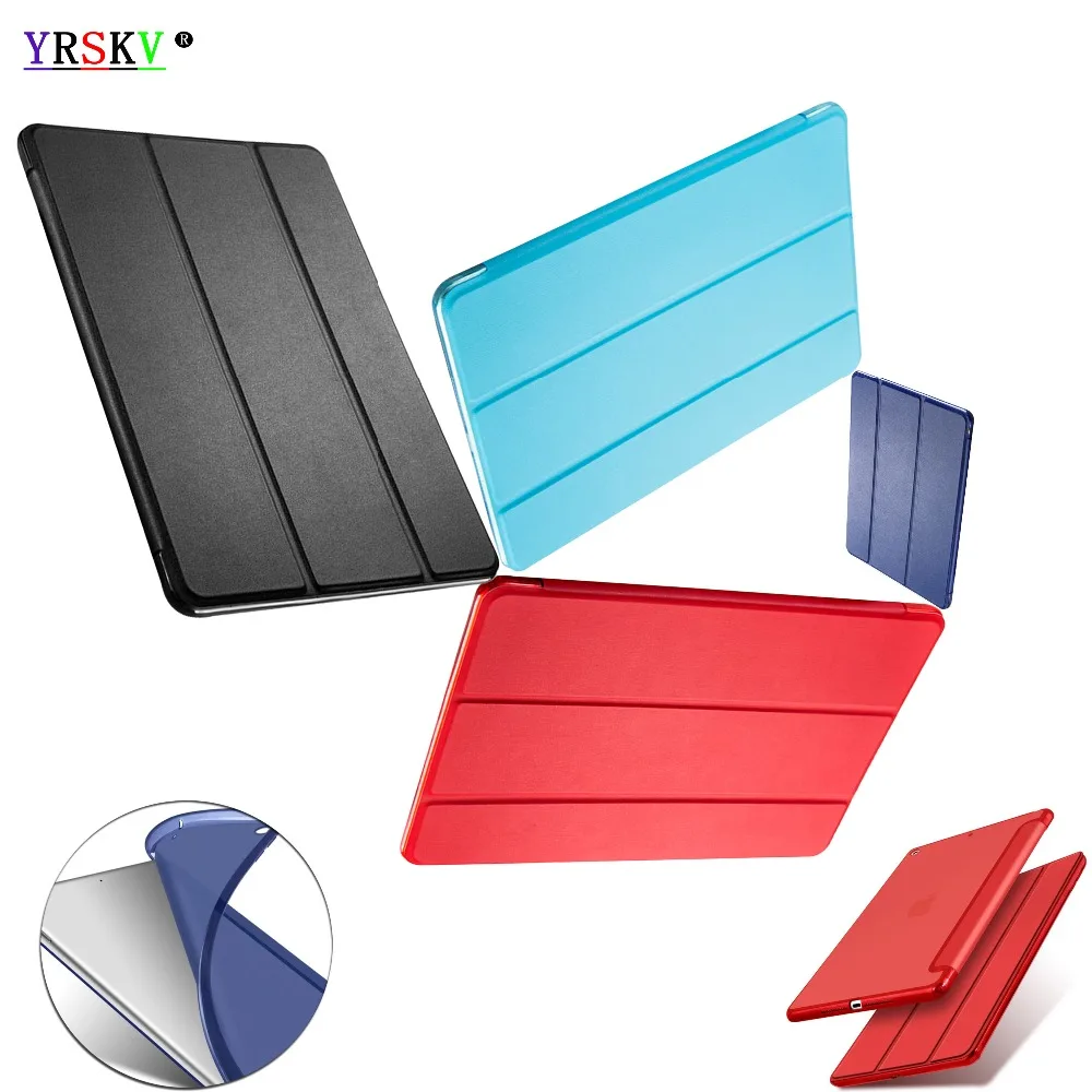 

YRSKV YiPPee TPU Case for ipad 9.7 inch 2017/2018 release 6th Smart Sleep Wake Up Advanced Shell PU Leather Silicone soft shell