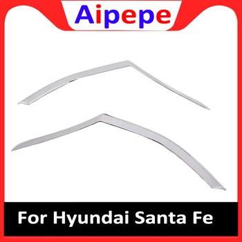 

For Hyundai Santa Fe 2019 2020 Accessories Car Rear Fog Light Trim Strips decoration cover Exterior Eyebrow Eyelid Strip