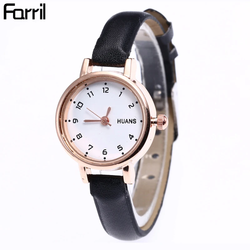

2019 Fashion Simple Women Watches Retro leather Women Wristwatches Top Brand Women's Fashion Mini Design Wristwatches Clock