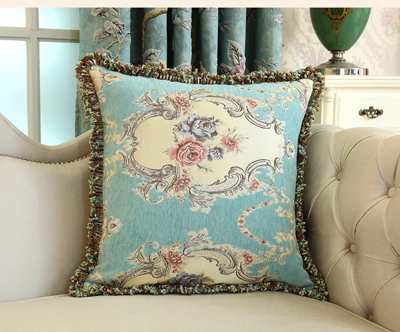 luxurious European style pillow cushion for christmas gift cushions decorative for living room car bed throw pillows