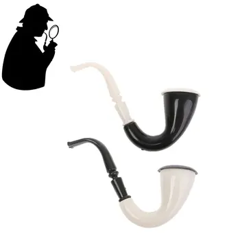 

1PC Novelty Detective Pipe Costume Accessory Cosplay Photo Props Kids Toy Party Favors