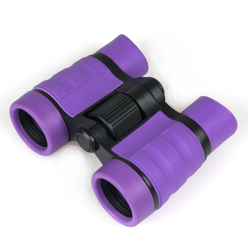 4x30 لعبة منظار مزدوج المطاط البسيطة الأطفال مناظير المدمجة تلسكوب ل في الهواء الطلق التخييم تلسكوب لعب الاطفال التعليمية هدايا
