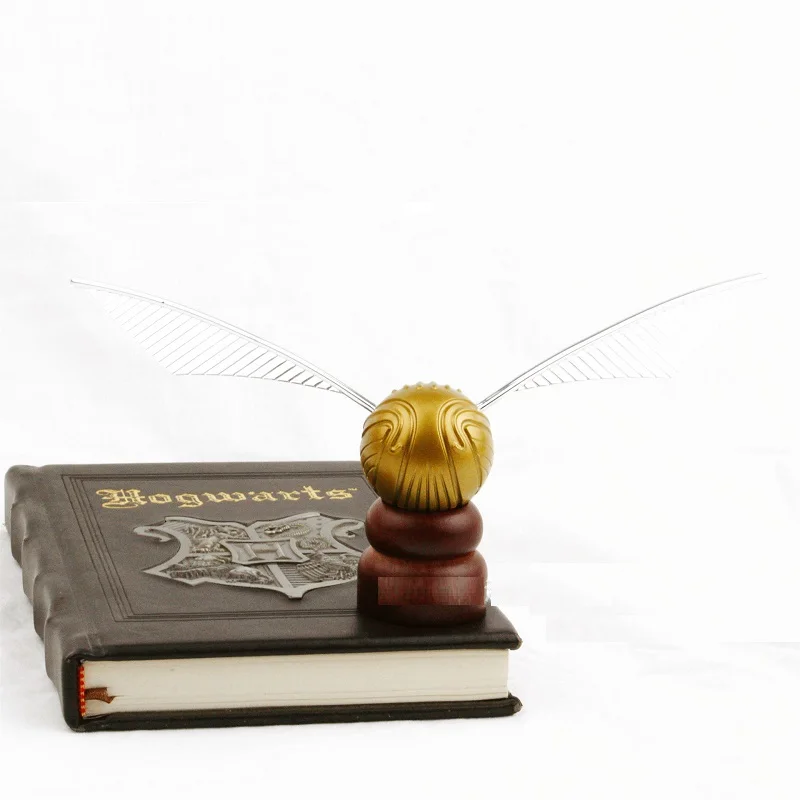 

HP Gold Color Toys Action Figure Snitch Stand Display Harry Wizard Match Party Collection Gift