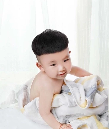  xiaomi Bestkids cotton color gauze blanket spring and summer can be used for bath towels travel bla