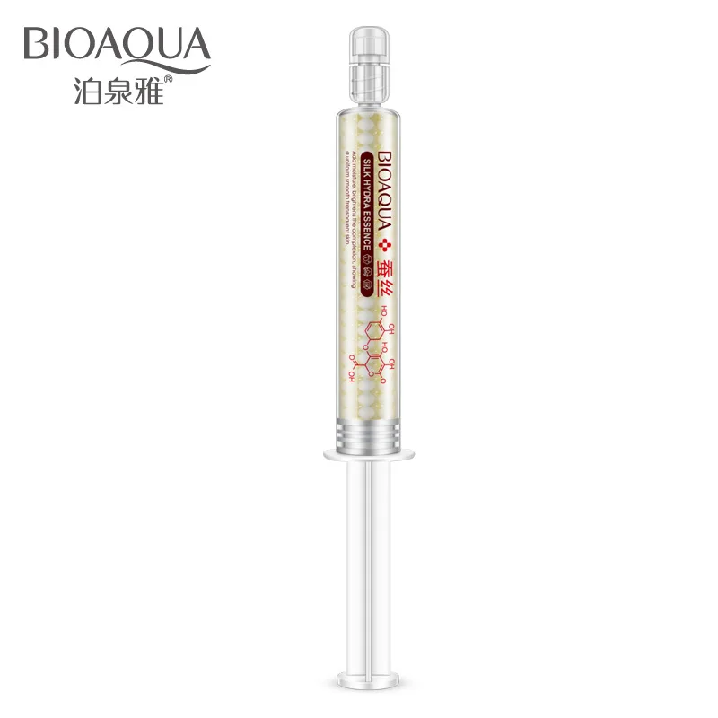 BIOAQUA Silk Hydra Essence Repair serum шелковый протеин, гиалуроновая кислота, жидкая сыворотка, увлажняющий коллаген для ухода за кожей, эссенция, крем