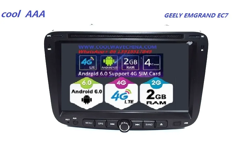 

Wholesale! car Android 8.1 for GEELY Emgrand EC7 radio car dvd radio gps With bluetooth Emgrand accessories 3G 4G wifi bluetooth