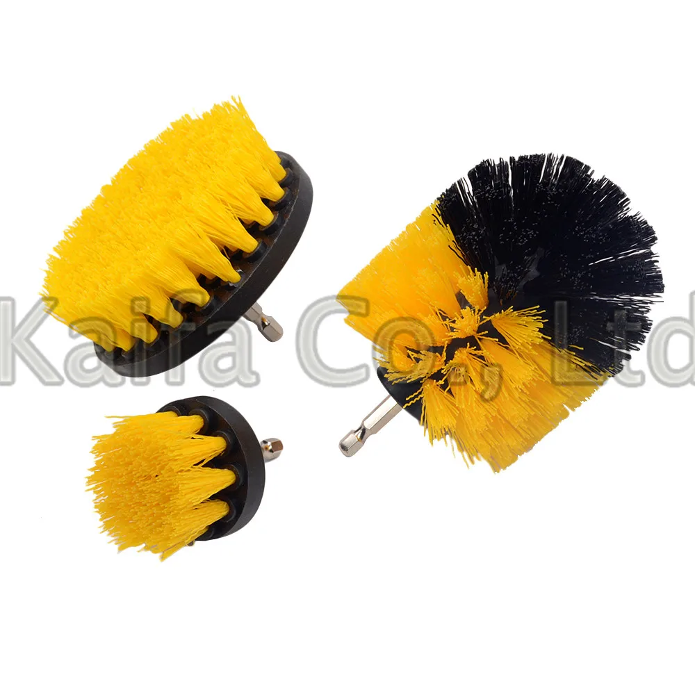 3PCS Power Scrubber Brush Set For Bathroom Drill Scrubber Brush Cleaning Cordless Drill