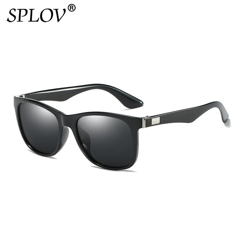 

SPLOV New Fashion Square Polarized Sunglasses Vintage Men Women Brand Designer Mirrored Sun Glasses Classic Gafas De Sol