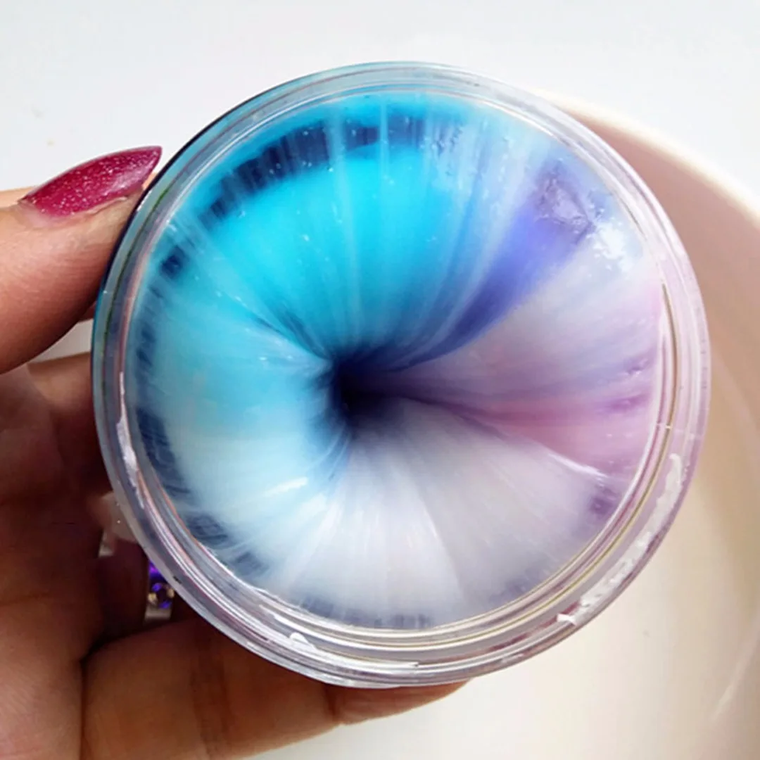 Newest DIY 120ml Multi Color Mixing Cloud Slime Squishy Putty ASMR Stress Kids Toy Gift