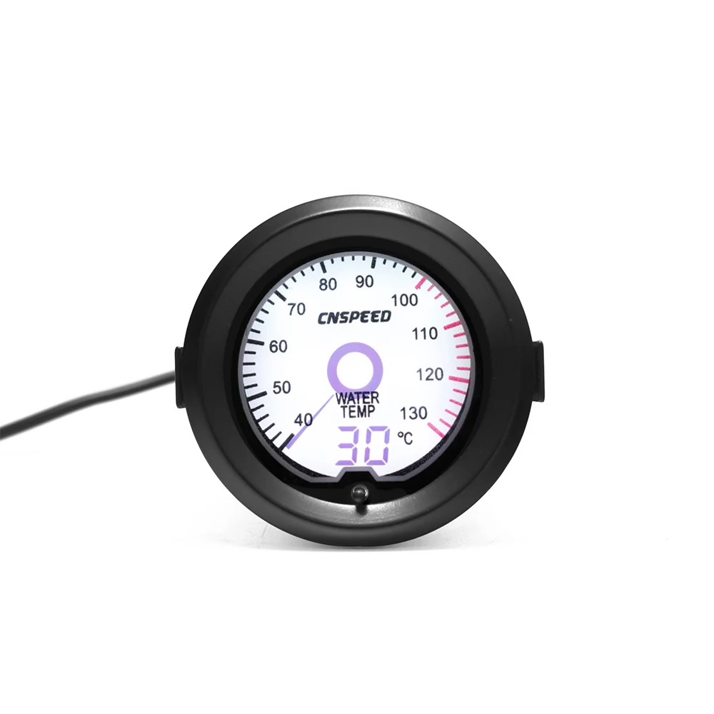 2" 52mm Digital LCD Auto Car Water Temp Gauge Pointer Temperature Meter