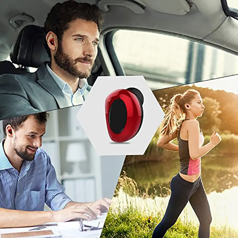 Vtin Mini Wireless Bluetooth Earphones In Ear Earpiece Invisible Headset Handsfree Magnet USB Charger Earbuds Cordless Earphones (22)