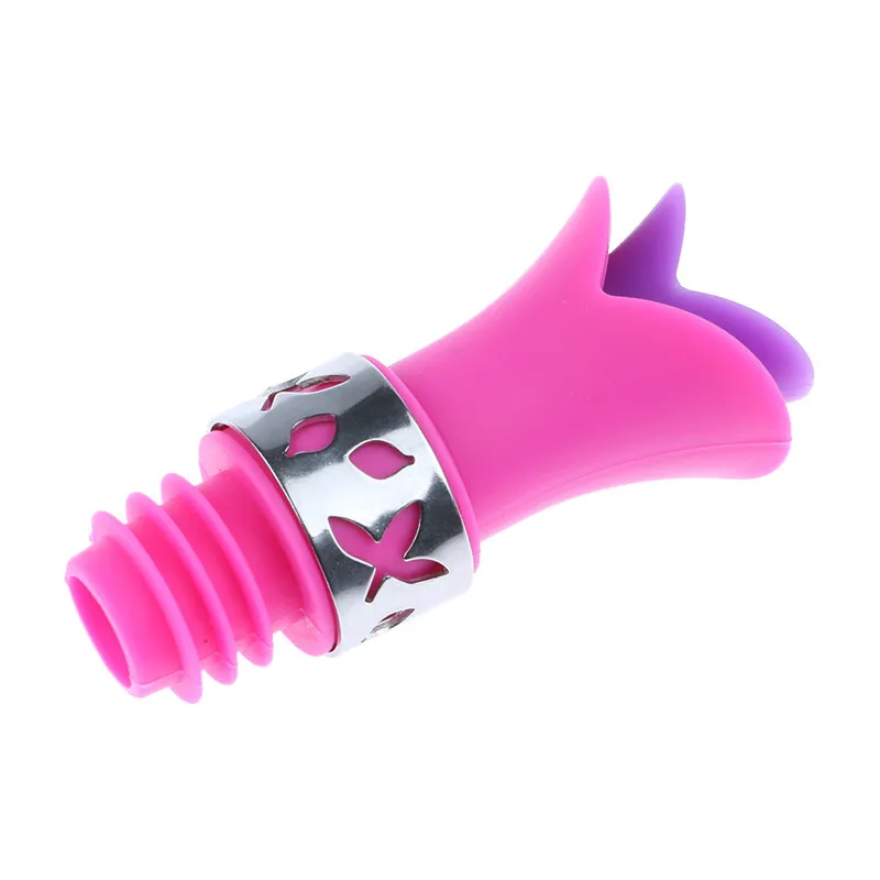 2 In1 Reusable Silicone Lily Bottle Stopper Wine Pourer Leakproof Bar/Home Tool