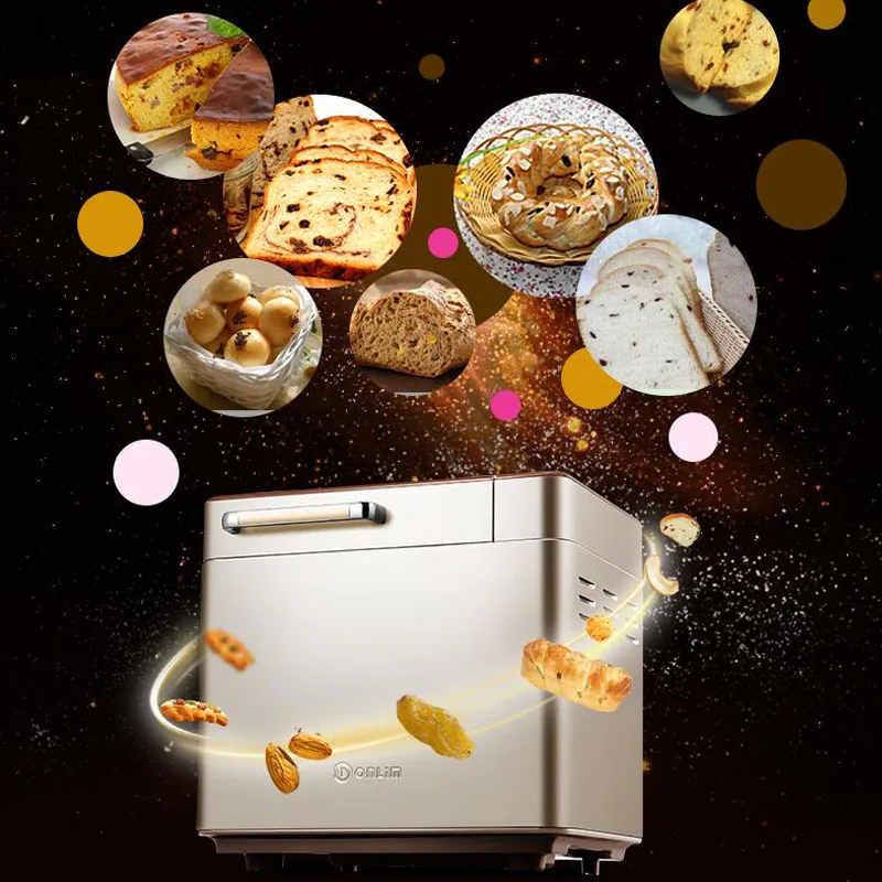 220v Electric toaster bread baking machine breadmaker household multifunction intelligent toast yogurt flour-mixing bread maker