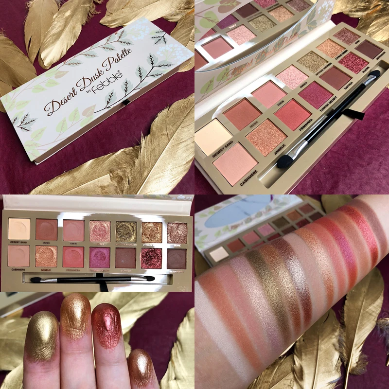 

Desert Dusk Palette 14 Color Makeup Palette Shimmer Matte Glitter Eyeshadow Pallete Nude Balm Eyeshadow Palette Brand Cosmetic
