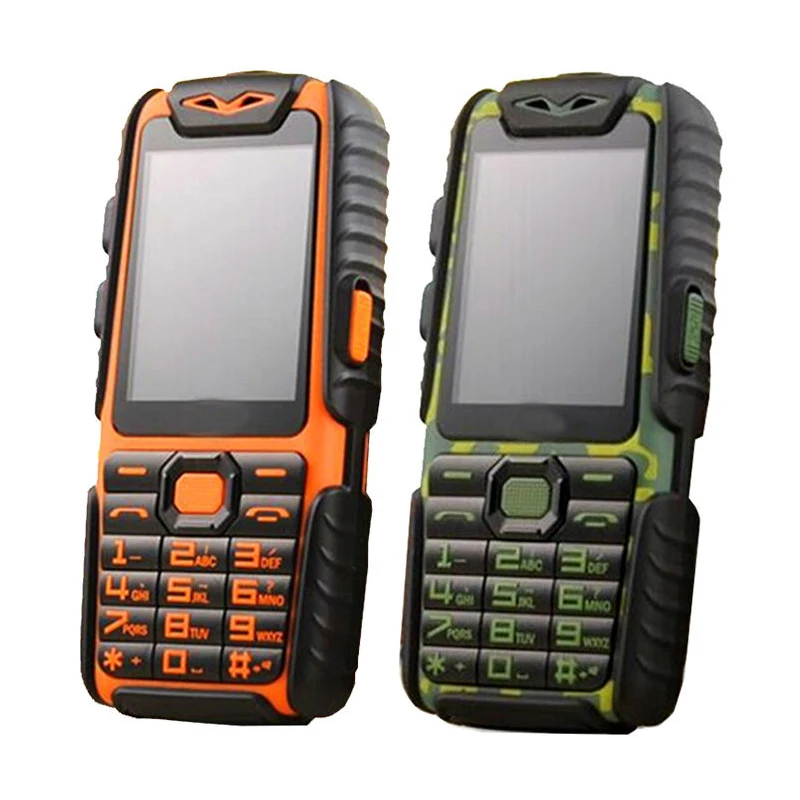 Guophone A6 прочный внешний аккумулятор телефон TFT громкий динамик фонарик Dual SIM для пожилых на открытом воздухе мобильный телефон