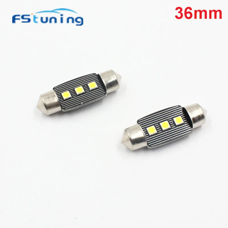 FStuning 2 шт C5W 31 мм 36 39 светодиодные лампы для светодиодного чтения светлый купол led