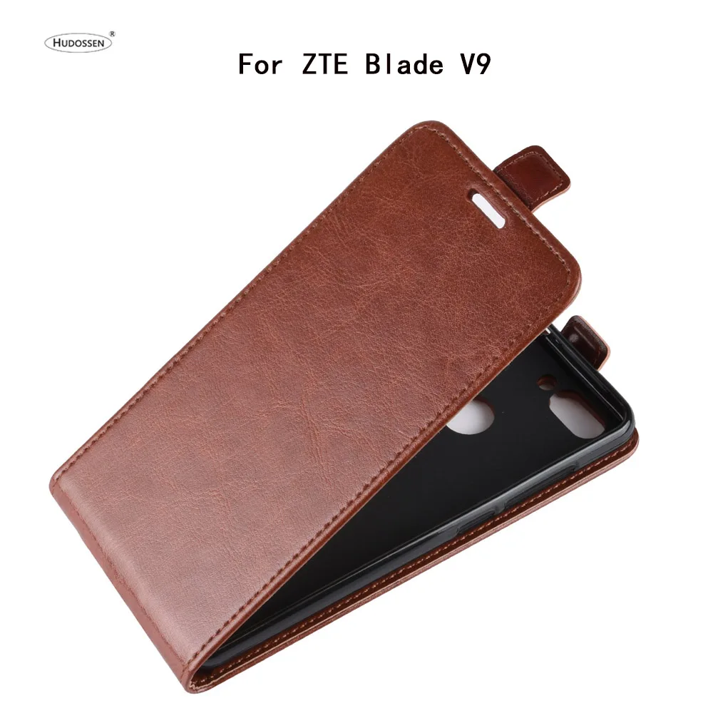 

HUDOSSEN For ZTE Blade V9 Case Luxury Flip PU Leather Silicone Phone Back Cover Cases For ZTE Blade V9 Accessories Fundas