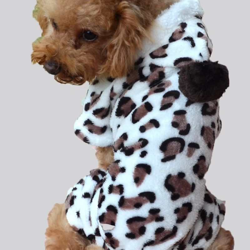 

Soft Hoodie Puppy Clothes Fleece Costume Coat Jumpsuit Pattern Bohemian Dog Clothes Spring Abbigliamento Per Cani Piccol 7A0769