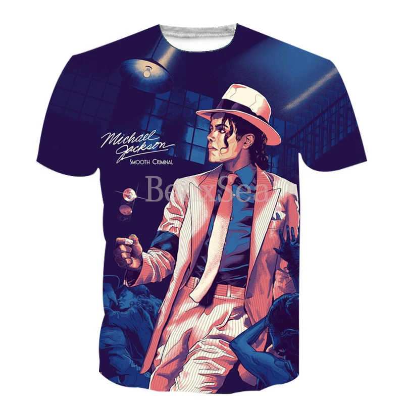 

Michael Jackson 3D Print T-shirt Men/Women Fashion Casual Hip hop t shirt Unisex Shirts