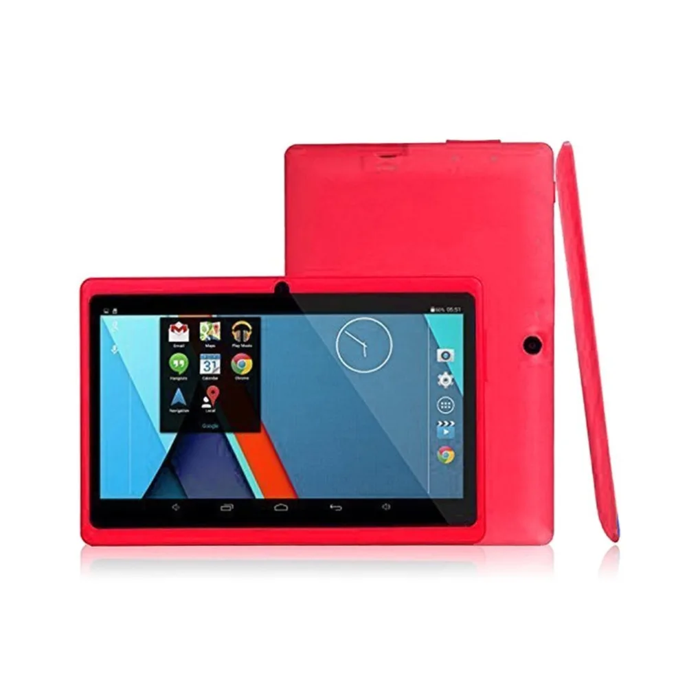Tablet PC 7 Inch TFT Display HD 1280*600 Quad Core Dual Camera Tablet Bluetooth Wifi 512M+8G Movies Games Tablet Android4.4