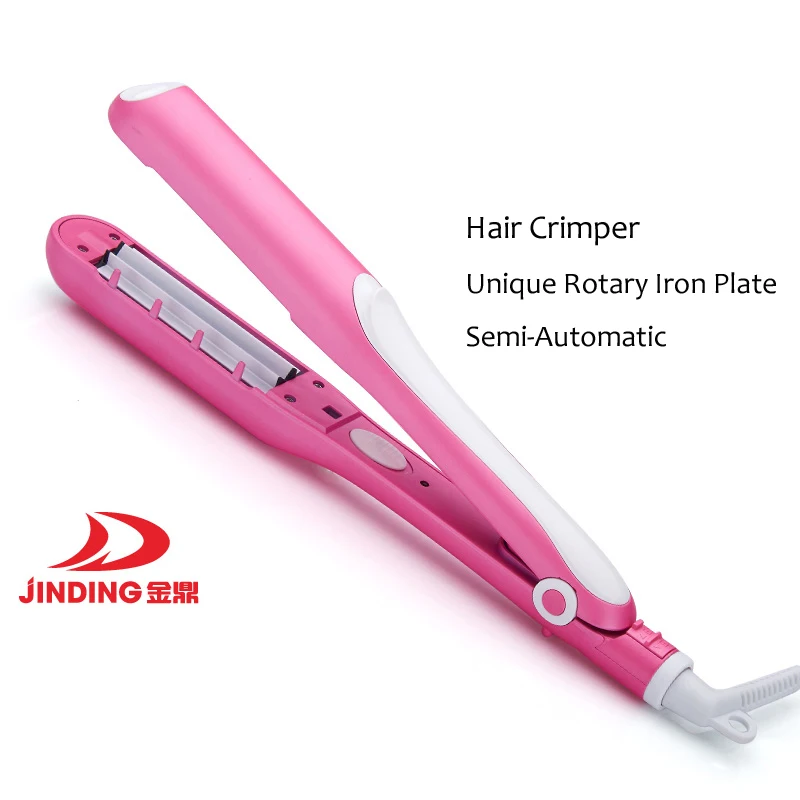 Quality Semiautomatic Electric Hair Crimper Hair Styling tools Ceramic Rotary Plate with