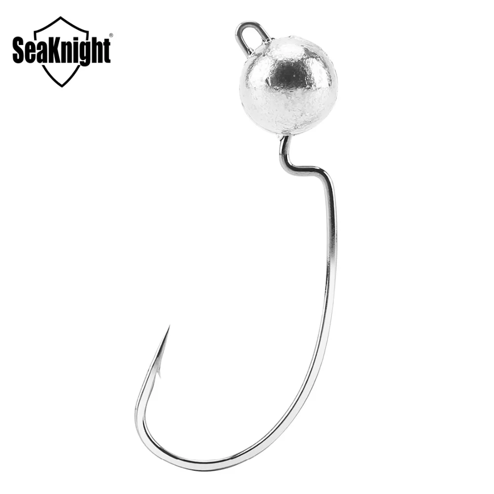 SeaKnight SK03 кренк джиг голова крюк 20 шт./лот рыболовные крючки 3,5 г 5 г 7 г свинцовая джиг приманка мягкий червь рыболовные Крючки рыболовные снасти