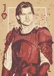 

Game of Thrones Comics Nikolaj Coster-Waldau Kraft Decorative Maps Wall Canvas Painting Sticker Home Bar Posters DIY Decor Gift