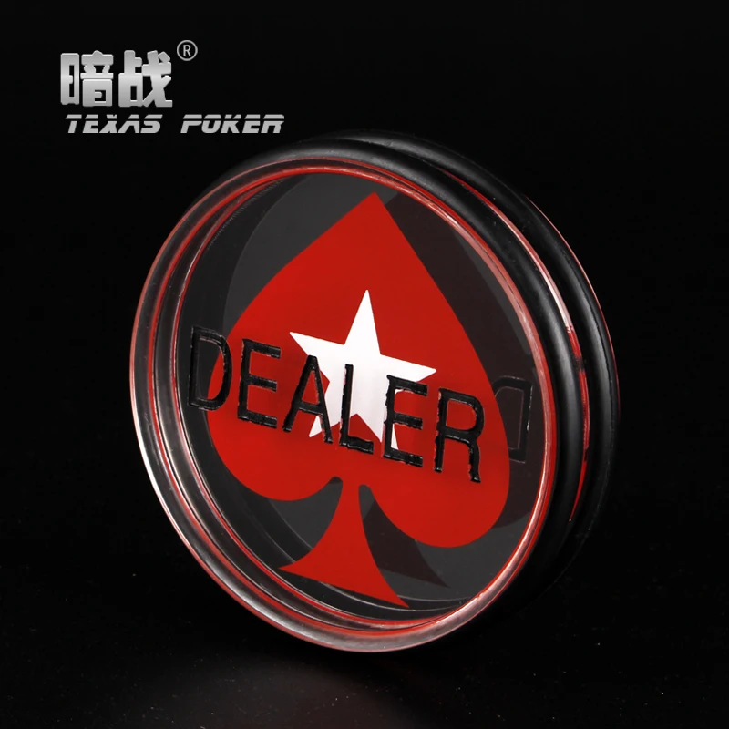 Горячая Pokerstars Кнопка Дилера Техасский Hold'em EPT 3 дюймов акриловая Кнопка Дилера покера