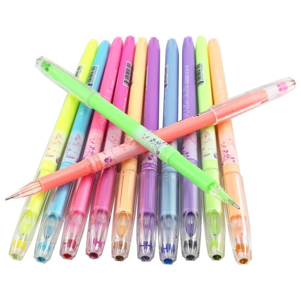 12 Pastel Colored Gel Pens With Plastic Case For Scrapbooks, Greeting  Cards, Party Invites And More - Gel Pens - AliExpress