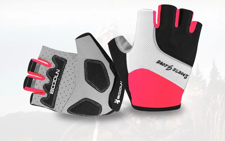 Boodun Body Building Half Finger Fitness Gym Gloves Men Women Gloves An-slip Weight Lifting Sports Training Fingerless Gloves