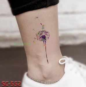 Image for Waterproof Temporary Tattoo Sticker colorful flyin 