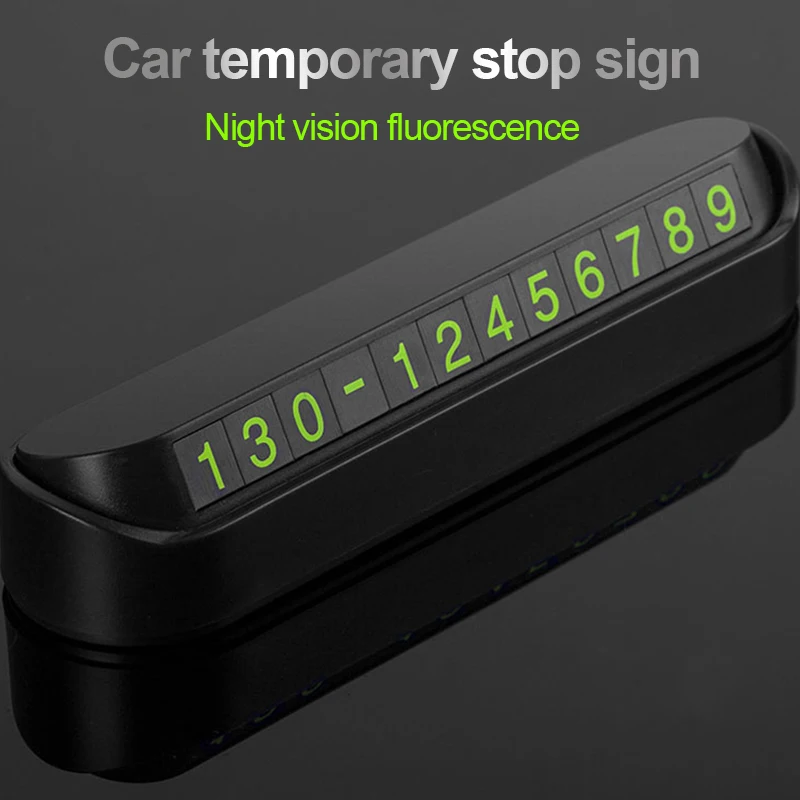 

Car Temporary Parking Card for mercedes cla opel zafira b renault trafic golf mk4 audi a4 b5 megane 3 tucson 2017
