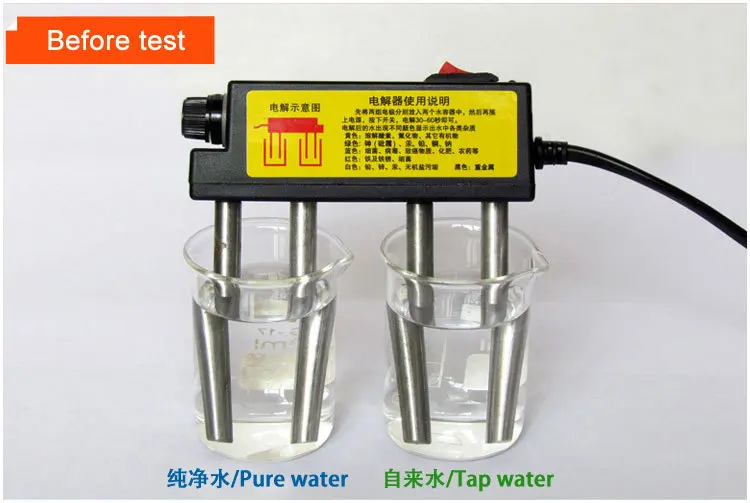 Nützliche Elektrolyseur Wasser Elektrolyse Apparat TDS Qualitätsprüfung Testing 