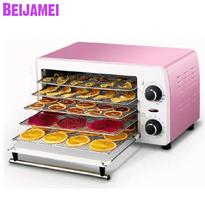 

BEIJAMEI Wholesale 5 Trays Household nuts dry machine Fruits and vegetables dehydration small food dryer drying machines