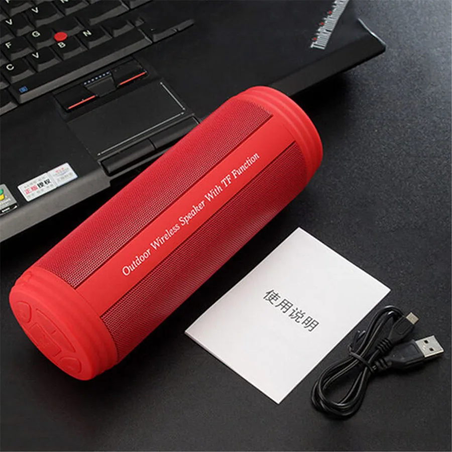 

10W Waterproof Wireless Bluetooth Speaker Portable Outdoor Mini Column Box Loudspeaker Soundbar Support Aux TF FM MP3 Radio