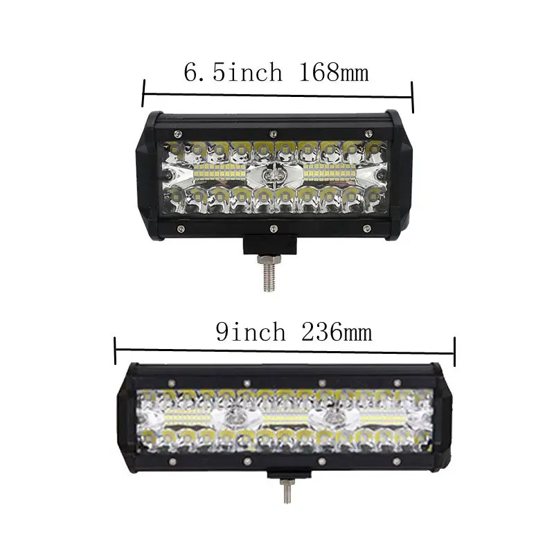 

7 Inch 120W 180W Combo Led Light Bars Spot Flood Beam for Work Driving Offroad Boat Car Tractor Truck 4x4 SUV ATV 12V 24V