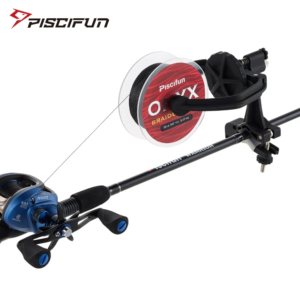 Fishing Line Reel Winder Spooler Potable Machine Station System Spinning Casting