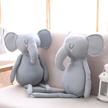 

Best Christmas Gift Stuffed Animal Long Legs Elephant Rabbit Plush Doll Soft Cartoon Kids Play Room Decoration Toy