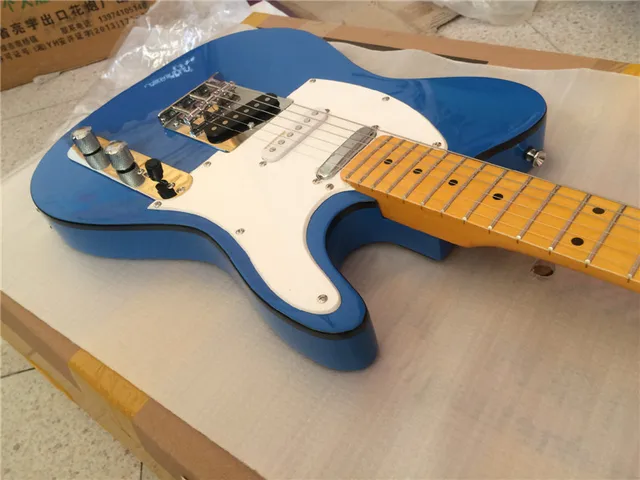Best price at $149 Cheap 2016 new electric guitar+wholsale+TLguitar/blue color+electric guitar/guitar in china