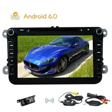 for VW volkswagen Android 6.0 Stereo radio GPS Navigation 2 din Car DVD Player with Canbus for SWC Wifi Dongle Head Unit USB/SD