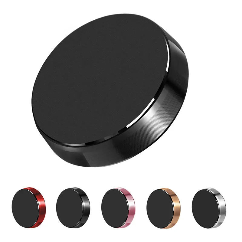 

Mini Magnetic Car Phone Holder Universal Wall Desk Metal Magnet Car-styling Sticker Mobile Stand Phone Holder Car Mount Support