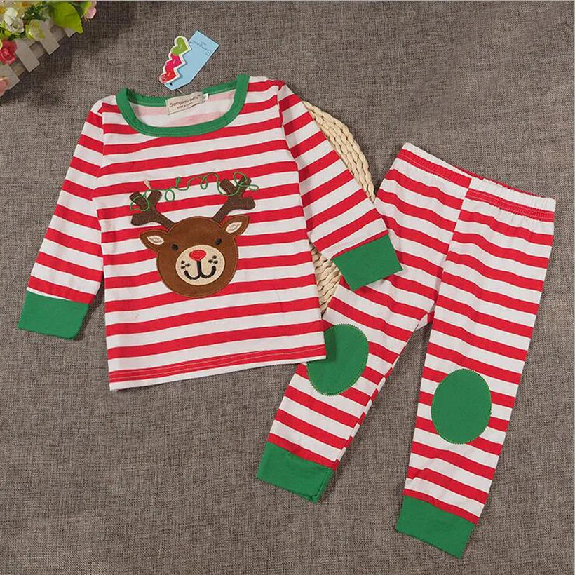 Christmas Baby Boys Clothes 2017 New Baby Boy Clothing Set Santa Toddler Boys Clothing Deer Boys