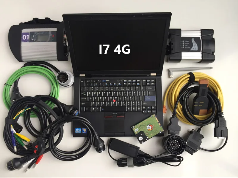 Mb Star c4 Wi-Fi Next для Bmw Диагностический тестер 2in1 с ноутбуком t410 (i7 4g) Hdd 1 ТБ