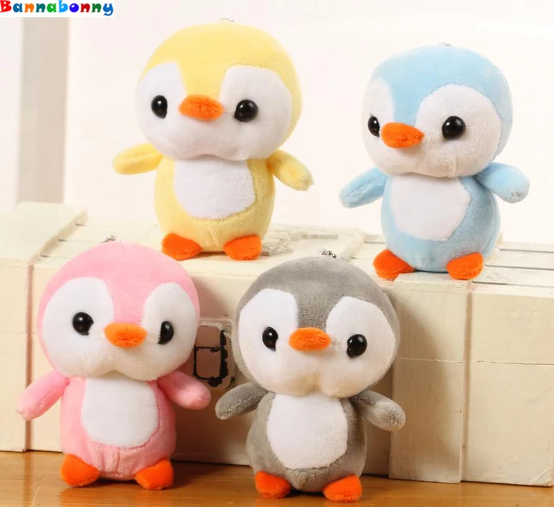 

Kawaii 4Colors - Sweet 10CM Penguin Plush stuffed toy , key chain Penguin Gift wedding party plush Toy