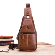 Мужские нагрудные сумки из натуральной кожи, сумка-мессенджер, мужская сумка на ремне, сумка из коровьей кожи, сумки через плечо, винтажные мужские нагрудные сумки